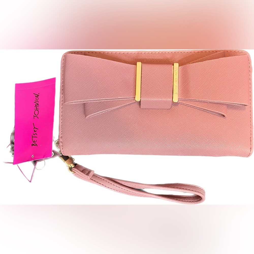 Pink Betsey Johnson Bow Wallet